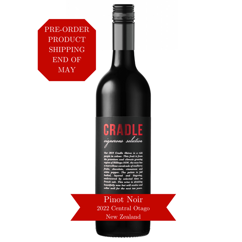 Cradle Premium Pinot Noir 2022 - (Case of 12) - Pre Order!